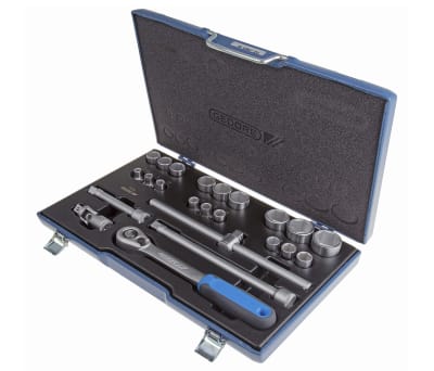 Product image for Socket Set 1/2in 23 Piece hex 8-32 mm