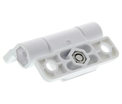 Product image for White friction hinge 63.5x57.5x5.2mm