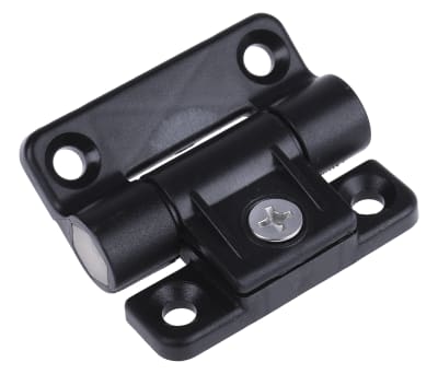 Product image for Black adj friction hinge,63.5x57.5x5.2mm