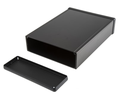 Product image for EXTRUDED ALUMINIUM ENCLOSURE, BLACK