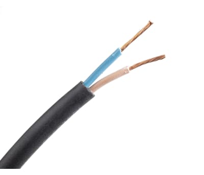 Product image for H07RNF 2 core 1.5mm rubber cable 50m