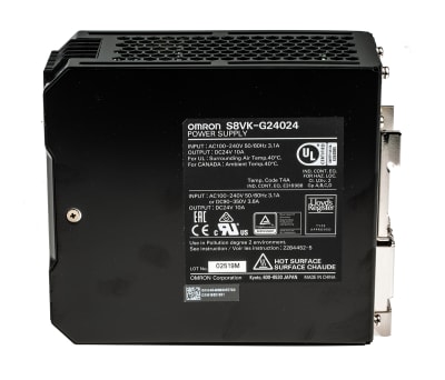 Product image for Single Phase PSU 24V 240W S8VK G Series