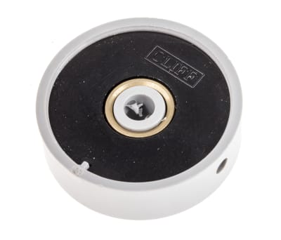 Product image for Encoder knob 35gm grey 6mm screw fix