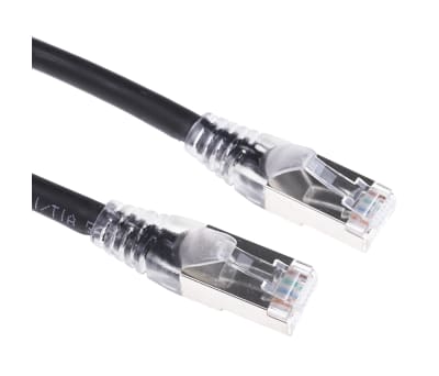 Product image for Patch cord Cat 6a S/FTP LSZH 5m Black