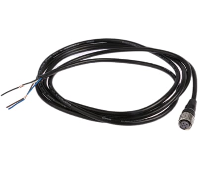 Product image for M12 PVC Connection lead 4pin straight 2m