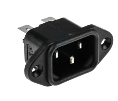 Product image for ACMalePowerInletConnector,Flange