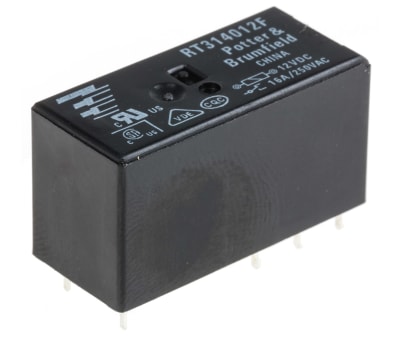 Product image for Relay,E-Mech,GenPurp,SPDT,Cur-Rtg16A