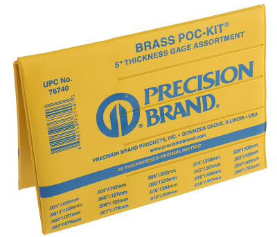 Product image for Brass Feeler Gauge Set