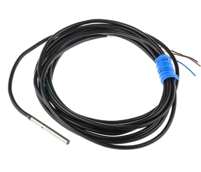 Product image for Inductive sensor 3mm dia Sr 0.8mm PNP 2m