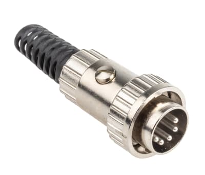 Product image for 5 way 180 deg metal twistlock cable plug