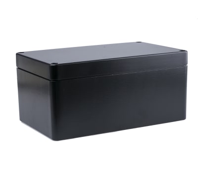 Product image for BLACK HEAVY DUTY BOX, 260X160X120MM