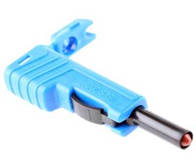 Product image for 4MM SLIDING SLEEVE STACKABLE PLUG,BLUE