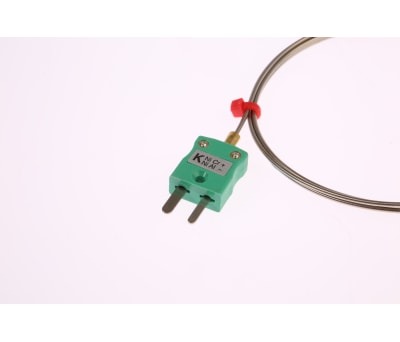 Product image for K insulated thermocouplew/plug,1x1000mm