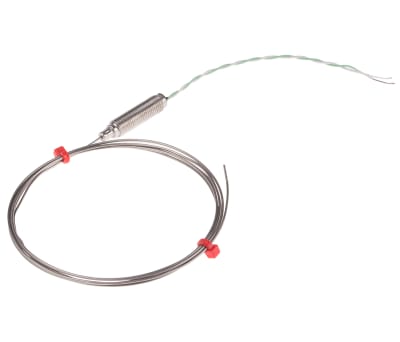 Product image for K s/steel sheath thermocouple,1mmx1.5m