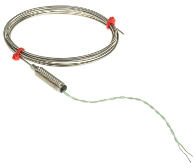 Product image for K s/steel sheath thermocouple,1.5mmx2m