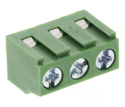 Product image for 3 way PCB terminal block 5.08mm