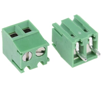 Product image for 2 way PCB terminal block 3.5mm