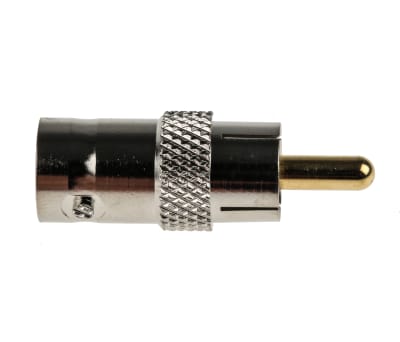 Product image for Straight RCA Plug to BNC Jack Adapter