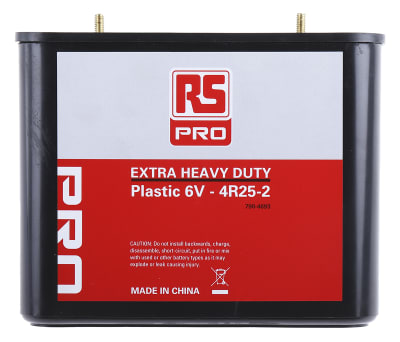 Product image for RS 4R25-2 Lantern Battery 6V, 15Ah