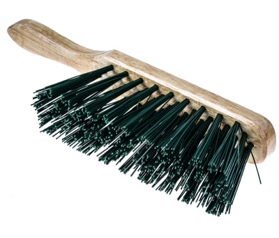 Product image for RS PRO Green Dustpan & Brush for Hygiene with brush included