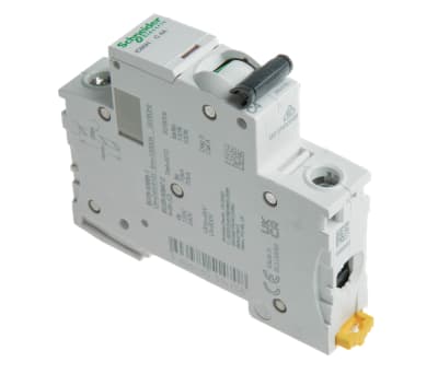 Product image for Schneider Electric Acti 9 4A MCB Mini Circuit Breaker, 1P Curve C, Breaking Capacity 10 kA, DIN Rail, 100 → 133V