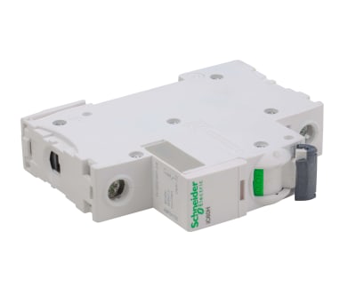 Product image for Schneider Electric Acti 9 10A MCB Mini Circuit Breaker, 1P Curve C, Breaking Capacity 10 kA, DIN Rail, 100 → 133V