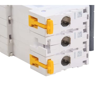 Product image for Schneider Electric Acti 9 63A MCB Mini Circuit Breaker, 3P Curve D, Breaking Capacity 10 kA, DIN Rail, 440V