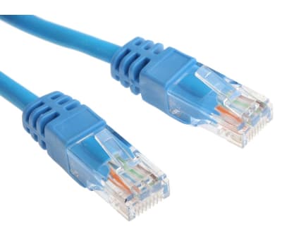 Product image for Patch cord Cat5e UTP LSZH Blue 30m