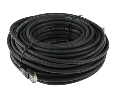 Product image for Patch cord Cat6 FTP LSZH Black 20m