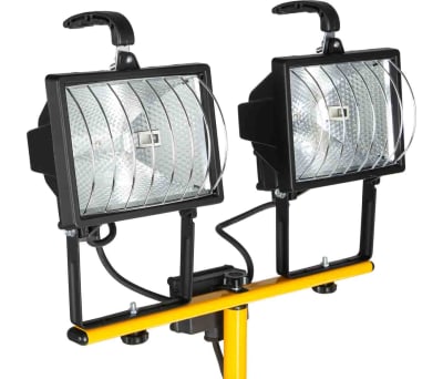 Product image for Twin head tele floodlight,2x400W EU Plug