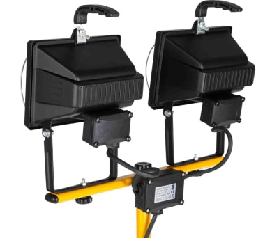 Product image for Twin head tele floodlight,2x400W EU Plug