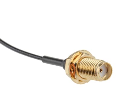 Product image for SMA - UFL RF coax cable assembly, 100mm