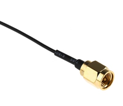 Product image for SMA-SMA  RF plug cable assembly, 300mm