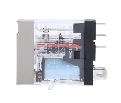 Product image for Plug-in Relay with LED, 5 pin, SPDT, 10A