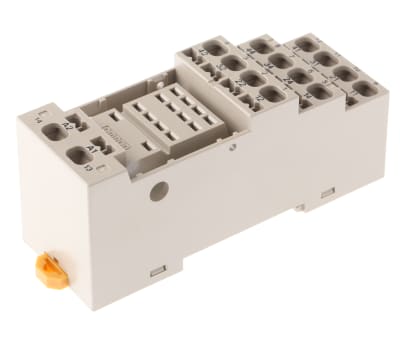 Product image for DIN Rail / Surface 14 Pin Relay Socket