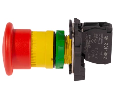 Product image for EMERGENCY STOP 40MM PULL RELEASE RED 1NC