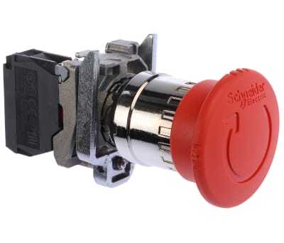 Product image for EMERGENCY STOP 40MM TURN RELEASE RED 1NC