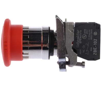 Product image for EMERGENCY STOP 40MM TURN RELEASE RED 1NC