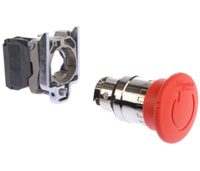 Product image for EMERGENCY STOP 40MM TURN RELEASE RED 1NC