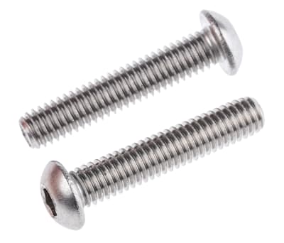 Product image for A2 S/Steel skt button head screw,M6x30mm