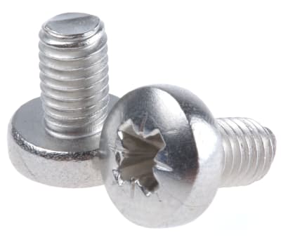 Product image for A2 S/Steel cross pan head screw,M5x8mm