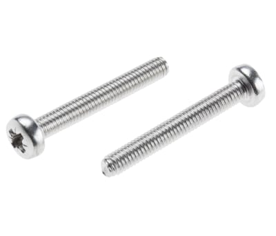 Product image for A2 S/Steel cross pan head screw,M4x30mm