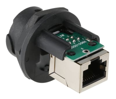 Product image for RJ45 IP67 CAT 5E SHIELDED JACK