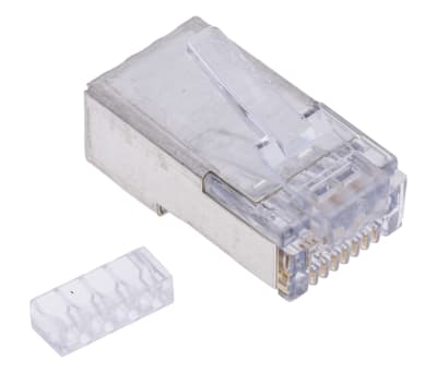 Product image for Cat6 RJ45 shielded modular plug, 8/8