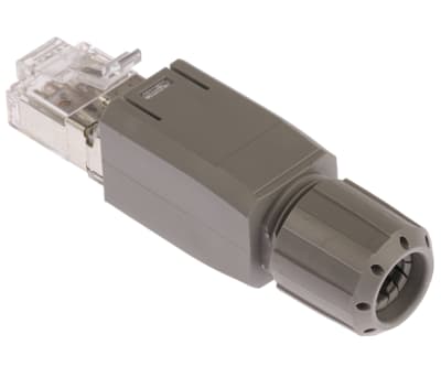 Product image for RJ45 CONNECTOR, IP20, CAT5E, 4-POS