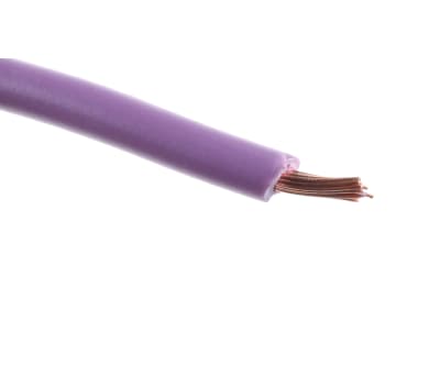 Product image for Violet tri-rated cable 0.75mm 100m