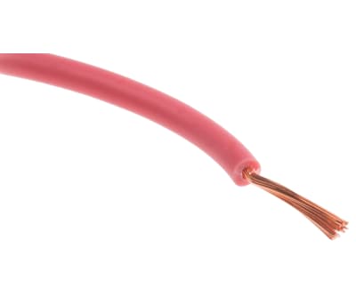 Product image for Pink tri-rated cable 0.75mm 100m