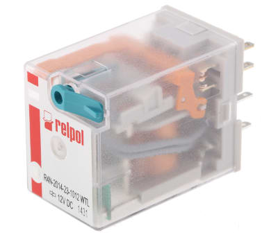 Product image for INDUSTRIAL RELAY, 4PDT, 12V DC