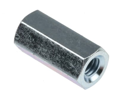 Product image for Threaded spacer,mild steel,M4x15mm,F/F