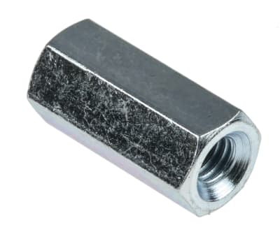 Product image for Threaded spacer,mild steel,M4x15mm,F/F